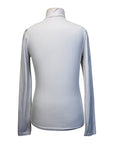 Penelope Bruges Long Sleeve Polo  in White - Children's 12 (Kids Large)