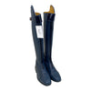 HKM 'Trinity' Tall Boots in Navy/Black Piping 