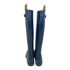 HKM 'Trinity' Tall Boots in Navy/Black Piping 