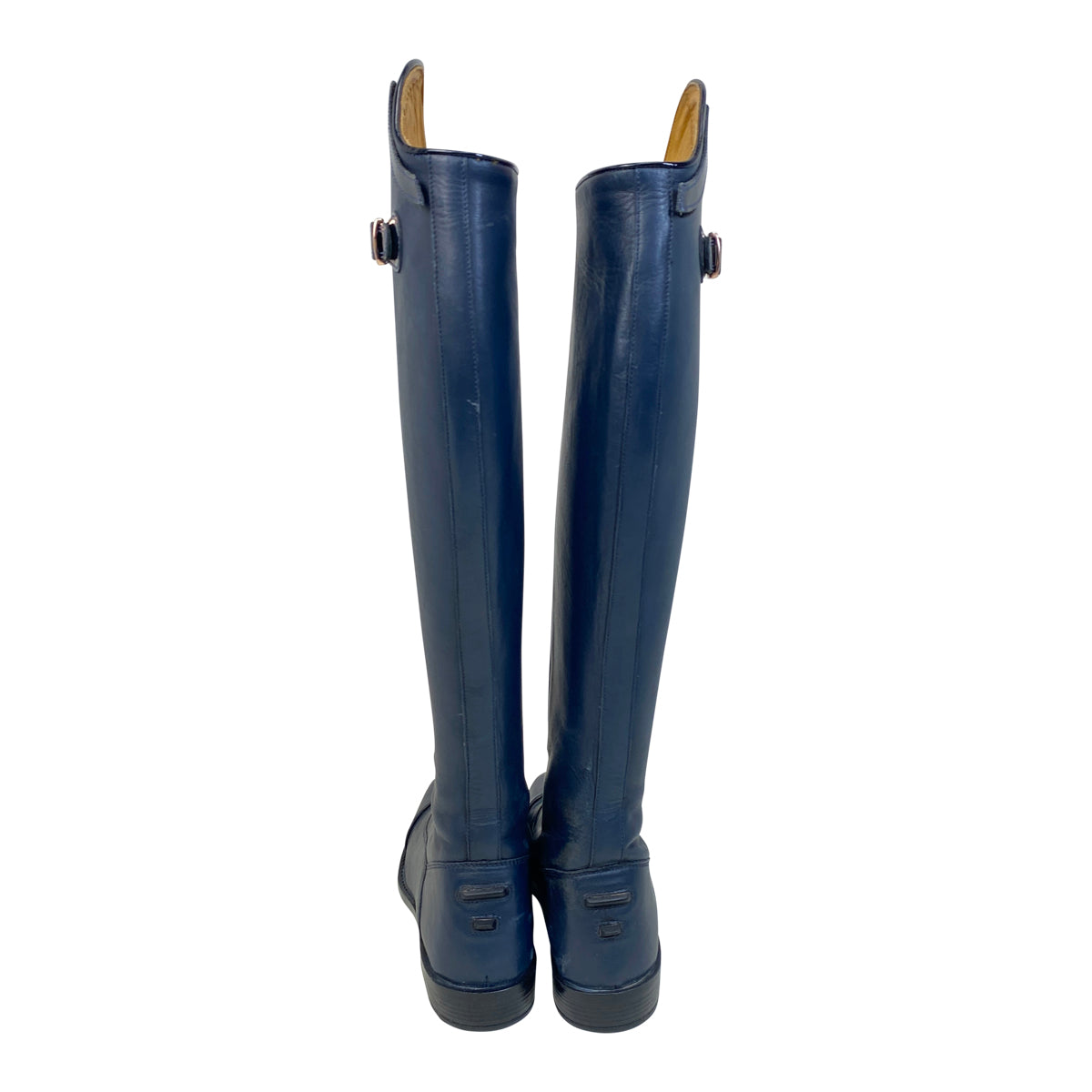 HKM 'Trinity' Tall Boots in Navy/Black Piping 