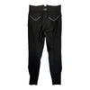 Halter Ego 'Evolution' Full Seat Breeches in Black/Silver