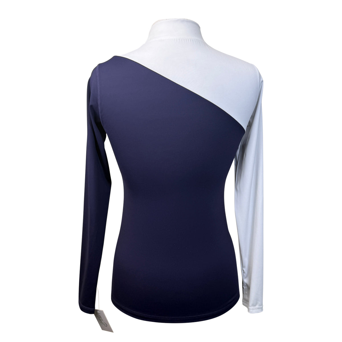 Riviera 'Mavis' Mock Neck in Navy/White - Women's Medium