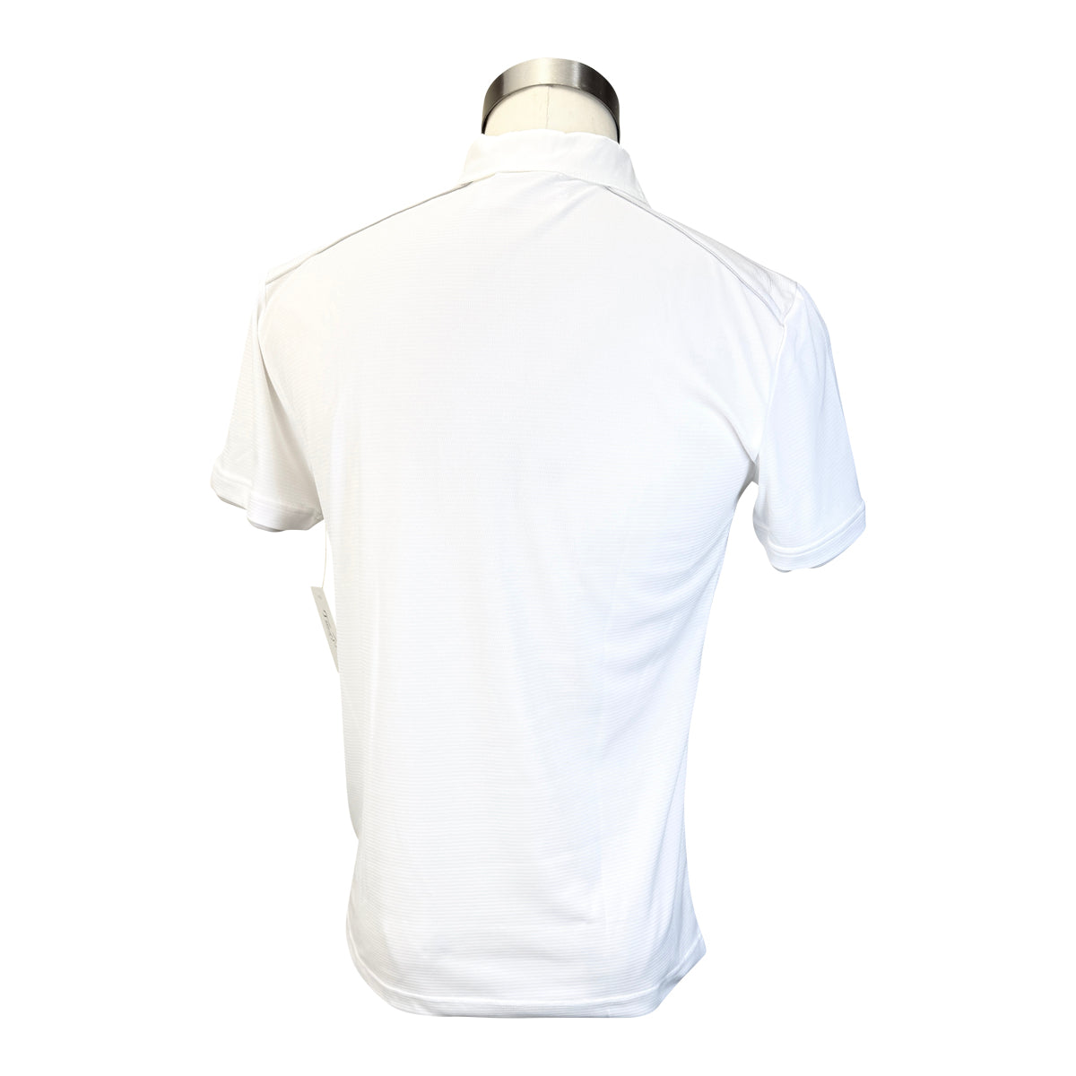 AA Platinum 'Davide' Men's Polo Shirt in White - Men's Large