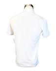 AA Platinum 'Davide' Men's Polo Shirt in White - Men's Large