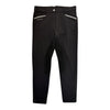 Montar Faux Suede Full Seat Sparkle Breeches in Black