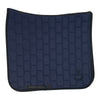 Cavalleria Toscana Geometric Quilted Dressage Saddle Pad in Dark Blue