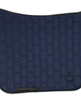 Cavalleria Toscana Geometric Quilted Dressage Saddle Pad in Dark Blue
