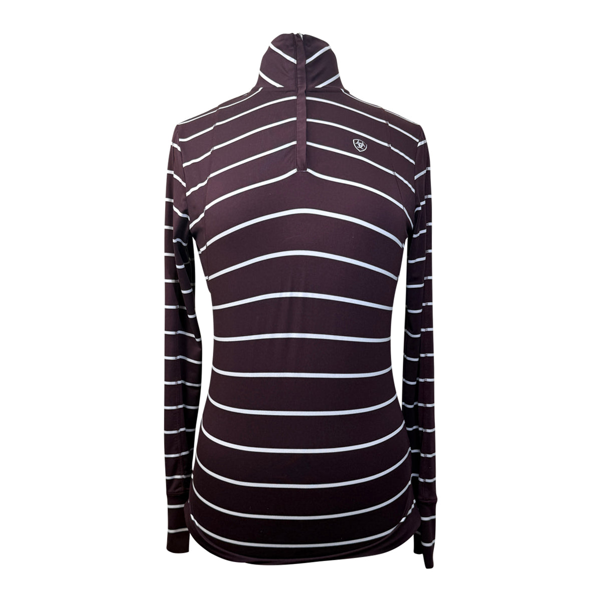 Ariat Tek Cold Series Baselayer in Burgundy Stripe