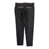 Montar Faux Suede Full Seat Sparkle Breeches in Black