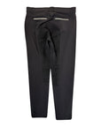 Montar Faux Suede Full Seat Sparkle Breeches in Black