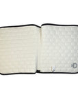 Cavalleria Toscana Geometric Quilted Dressage Saddle Pad in Dark Blue