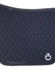 Cavelleria Toscana Circular Quilted Jersey Dressage Saddle Pad in Black