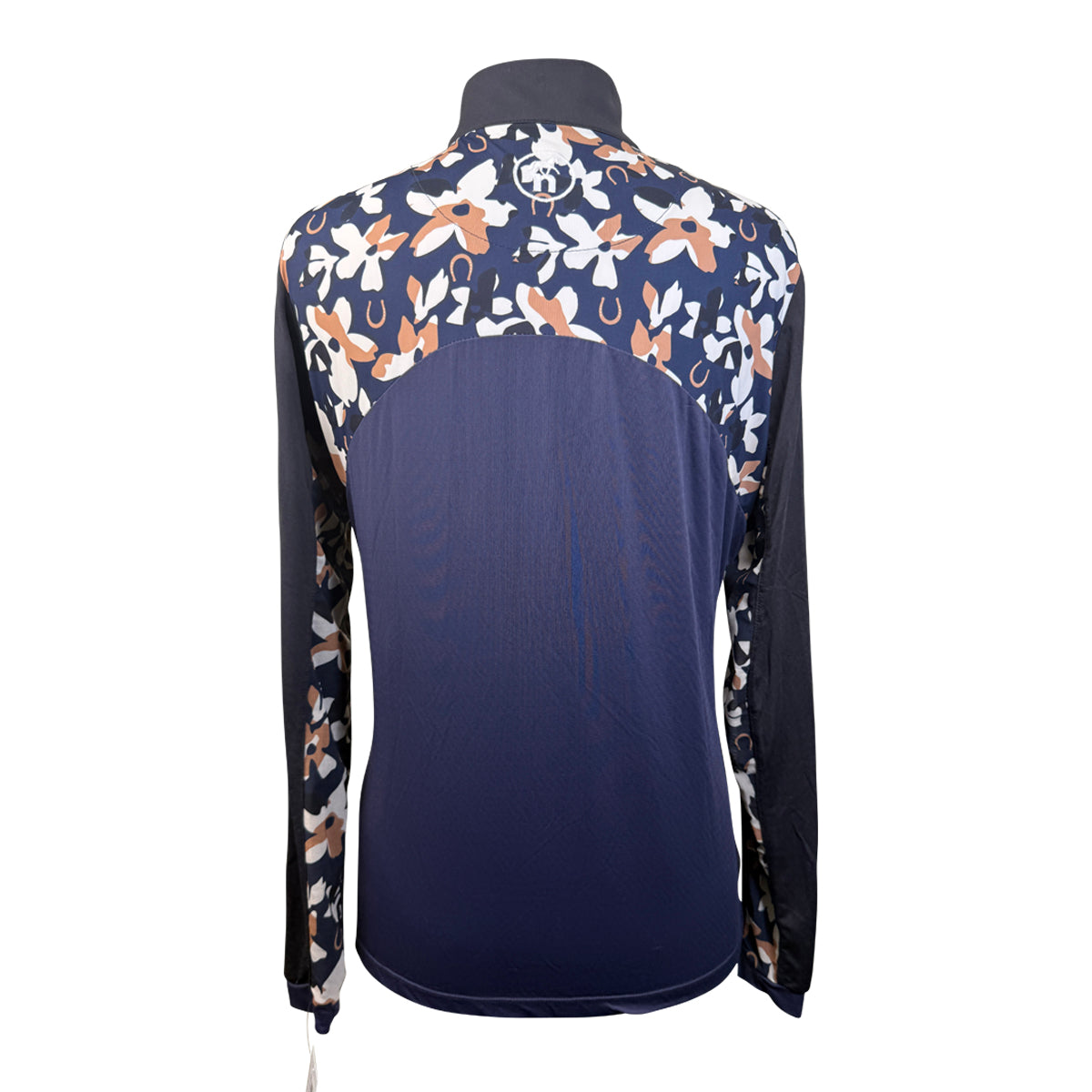 Novella Equestrian 'The Diva' Long Sleeve Shirt in Navy