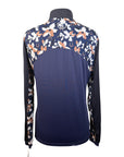 Novella Equestrian 'The Diva' Long Sleeve Shirt in Navy