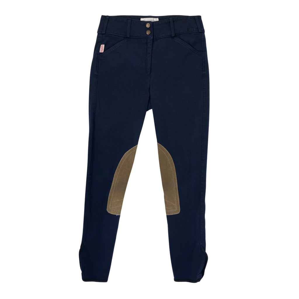 Tailored Sportsman 'Trophy Hunter' Breeches in Black &amp; Blue/Tan