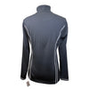 Dover Saddlery 1/4 Zip Long Sleeve Shirt in Black