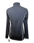 Dover Saddlery 1/4 Zip Long Sleeve Shirt in Black
