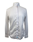 Ariat Long Sleeve 'Pro Series' Show Shirt in White/Pinstripe