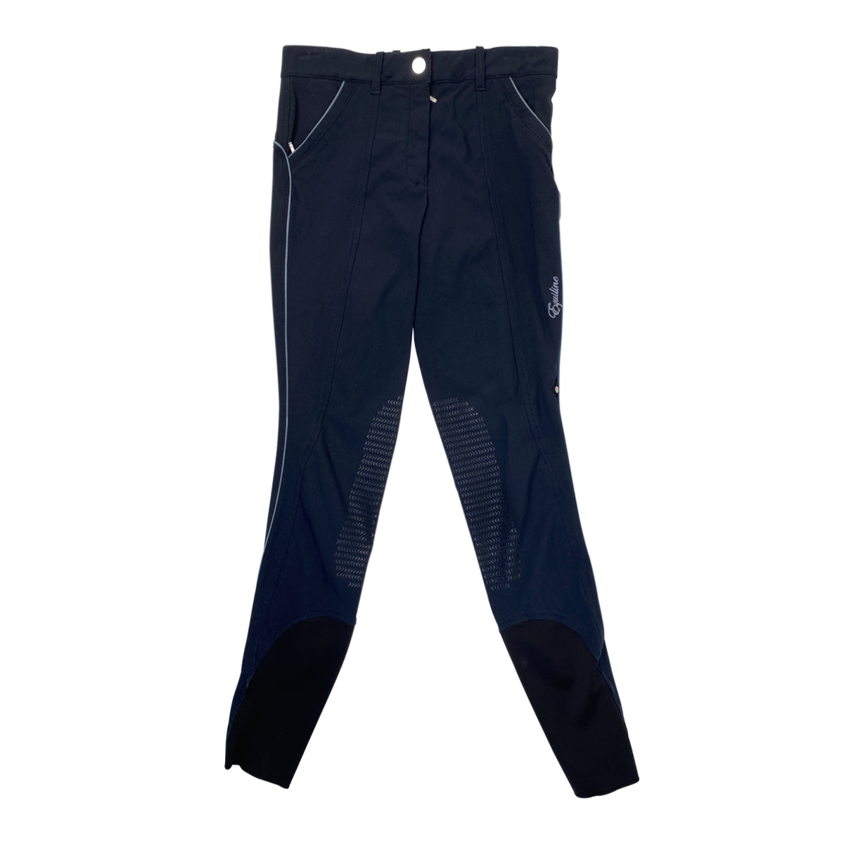 Equiline Knee Grip Breeches in Navy