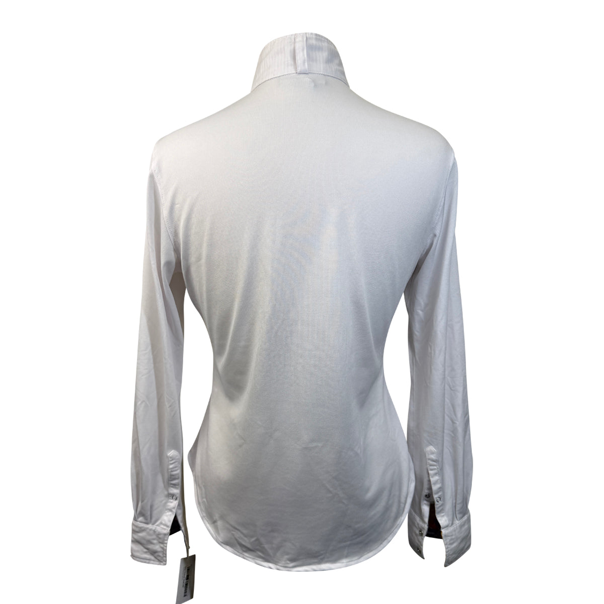 Ariat Long Sleeve 'Pro Series' Show Shirt in White/Pinstripe