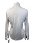 Ariat Long Sleeve 'Pro Series' Show Shirt in White/Pinstripe
