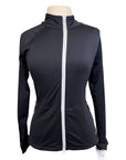 Horze 'Vera' Sweat Jacket in Black