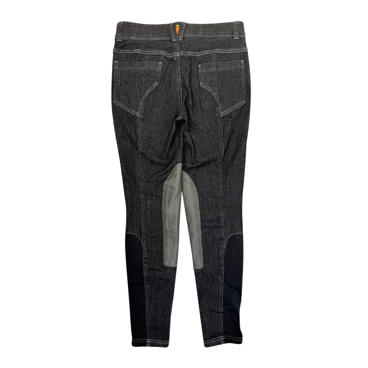 Kerrits Stretch Denim Knee Patch Breeches in Black