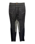 Kerrits Stretch Denim Knee Patch Breeches in Black