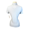 Cavalleria Toscana Perforated Striped Jersey Short Sleeve Training Polo in Mint