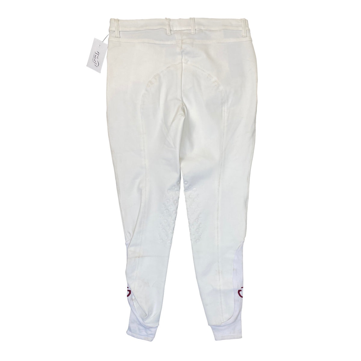 Cavalleria Toscana Logo Grip Breeches in White