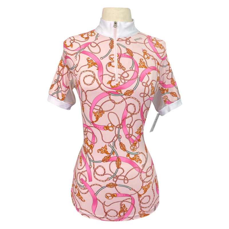 Kastel Short Sleeve Sunshirt in Pink Tack - Women's Medium