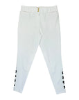 Dada Sport Knee Patch Breeches in White 