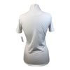 Essex Classics Talent Yarn Show Shirt in White/Sunflowers - Women's Small