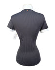 For Horses 'Gloria' Technical Show Shirt in Black/White Dots