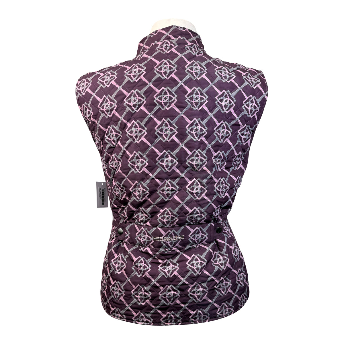 Romfh 'Hampton' Quilted Vest in Mahogany/Bit Floret