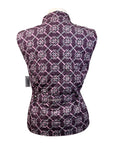Romfh 'Hampton' Quilted Vest in Mahogany/Bit Floret