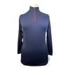 Kastel Signature Long Sleeve Shirt in Navy