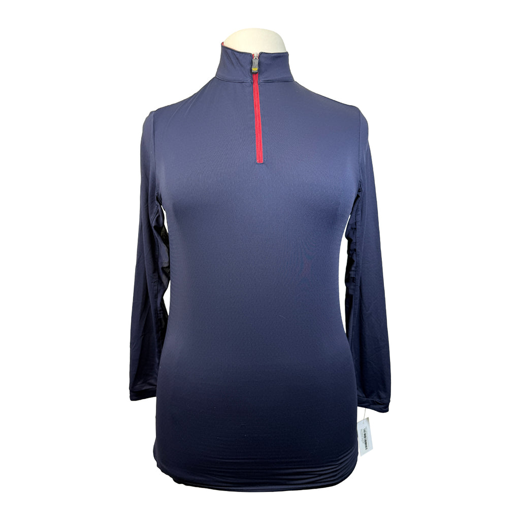 Kastel Signature Long Sleeve Shirt in Navy