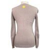 Back of Products CALLIDAE The V Neck Sweater in Sand