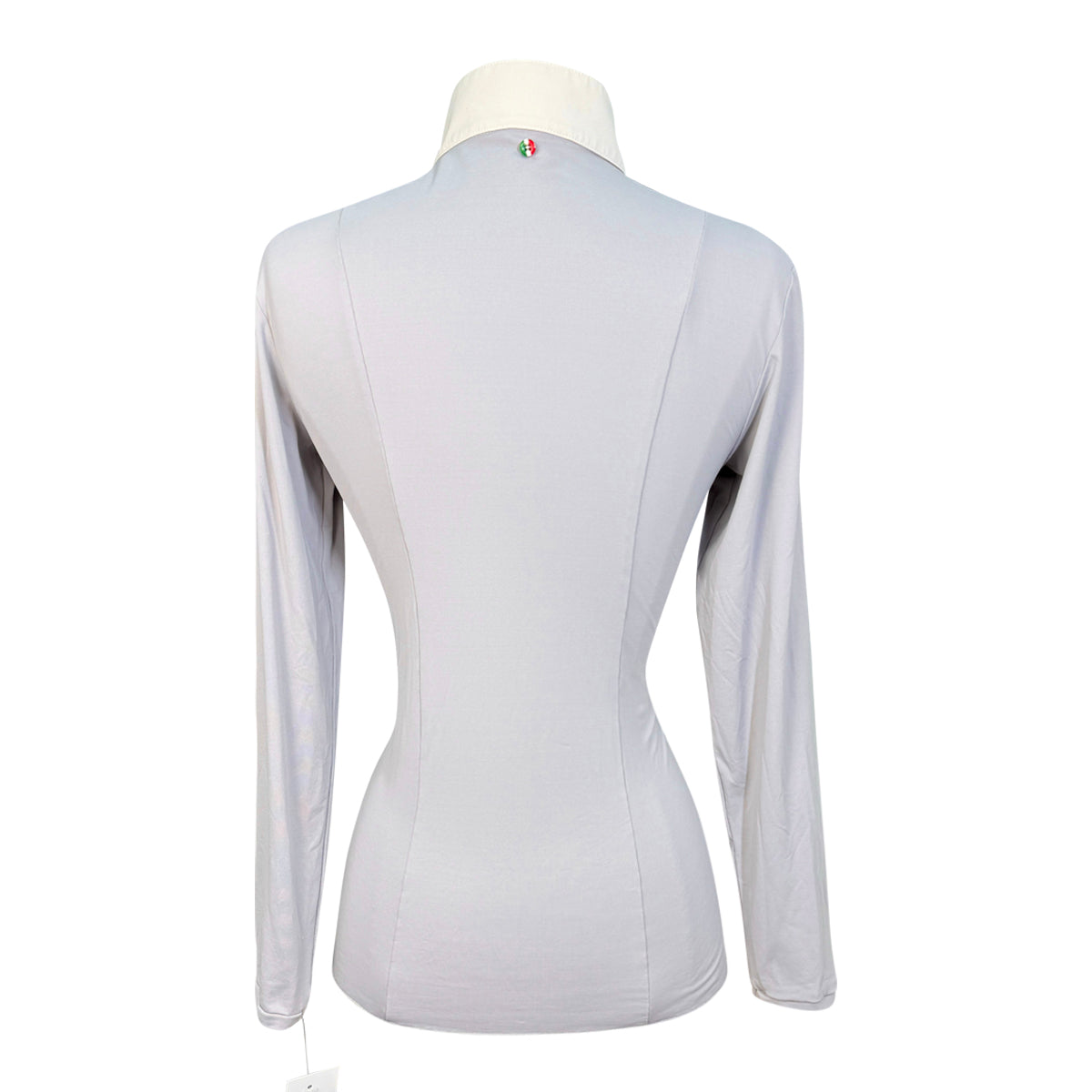 For Horses &#39;Alina&#39; Technical Show Shirt in Light Grey
