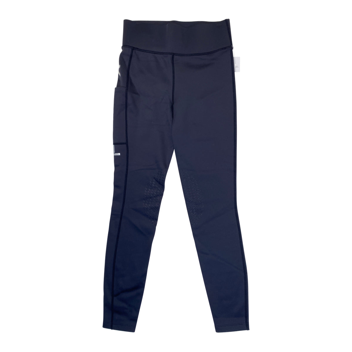Kingsland 'Kattie' Knee Patch Winter Tights in Navy