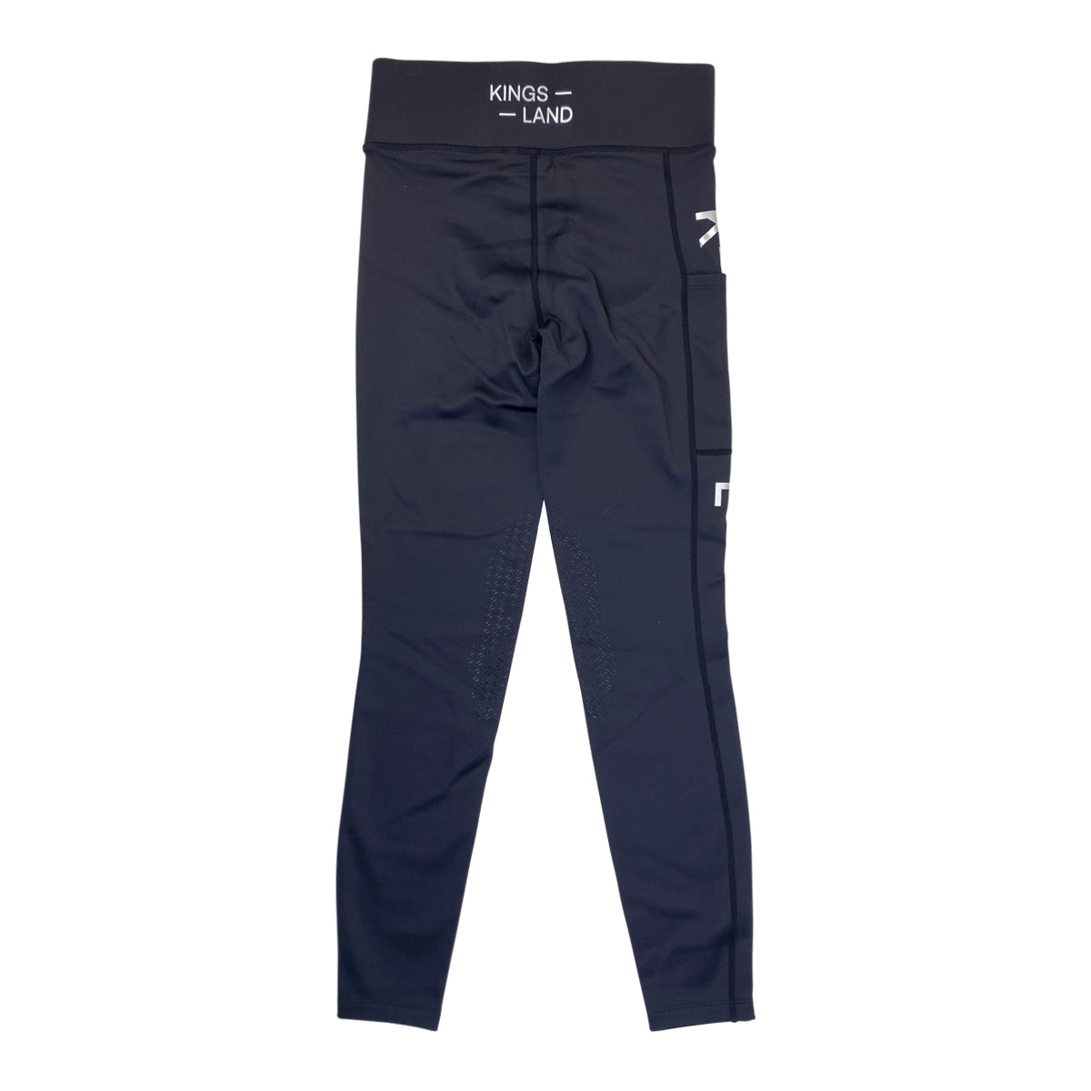 Kingsland 'Kattie' Knee Patch Winter Tights in Navy