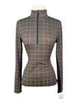 Kerrits Ice Fil Long Sleeve Shirt in Neutral Quilt