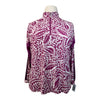 Kastel 'Charlotte' Floral Sun Shirt in Berry Floral 
