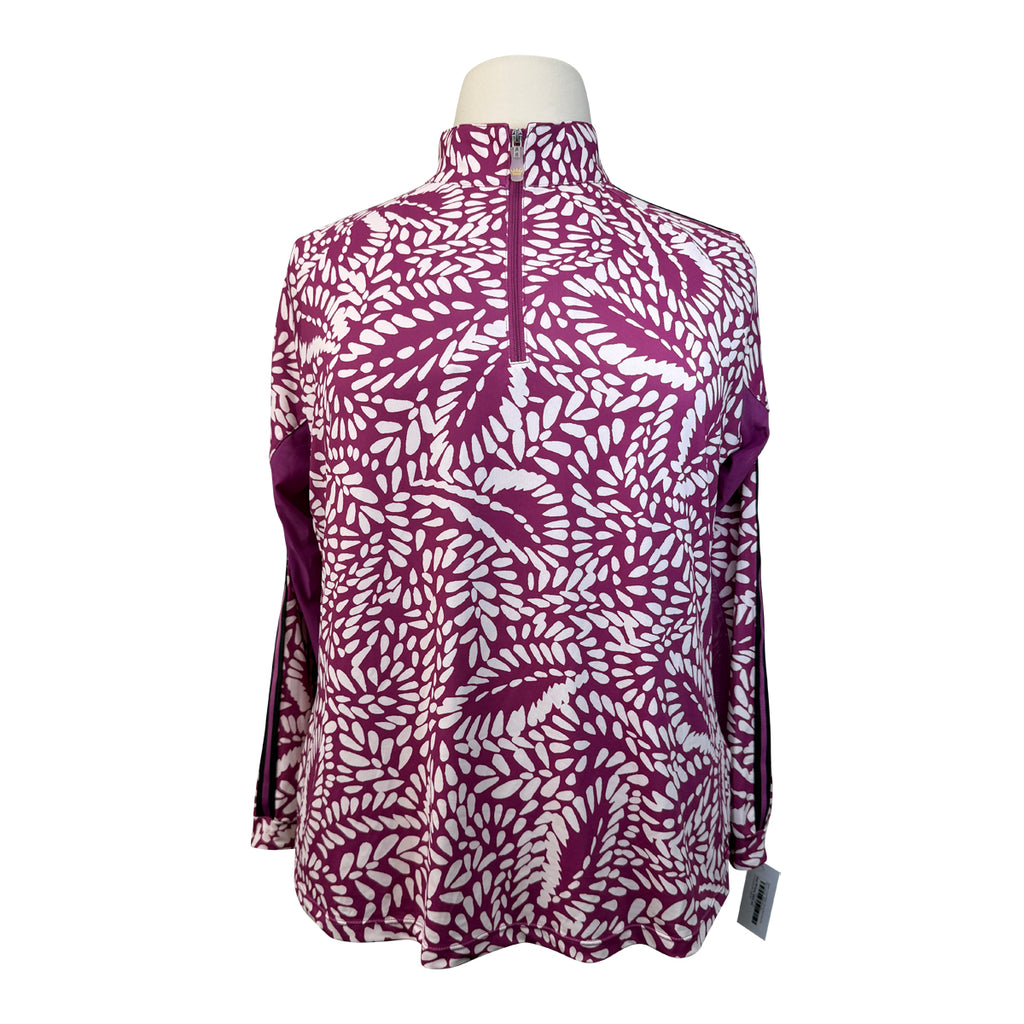 Kastel 'Charlotte' Floral Sun Shirt in Berry Floral 