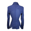 Cavalleria Toscana All Over Perforated Jacket in Steel Blue - Women's IT 38 (US 4)