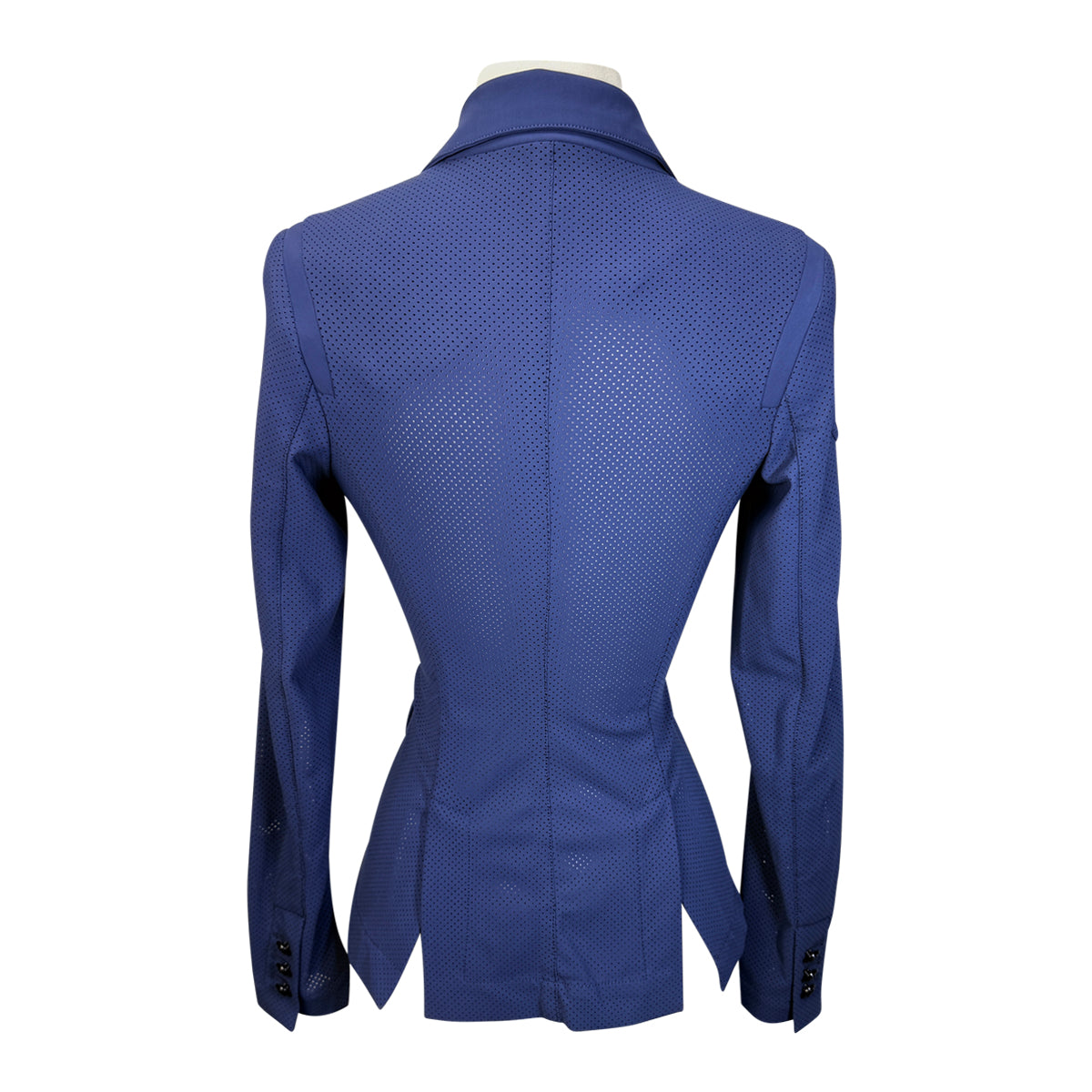 Cavalleria Toscana All Over Perforated Jacket in Steel Blue - Women's IT 38 (US 4)