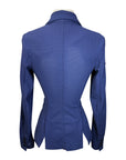 Cavalleria Toscana All Over Perforated Jacket in Steel Blue - Women's IT 38 (US 4)