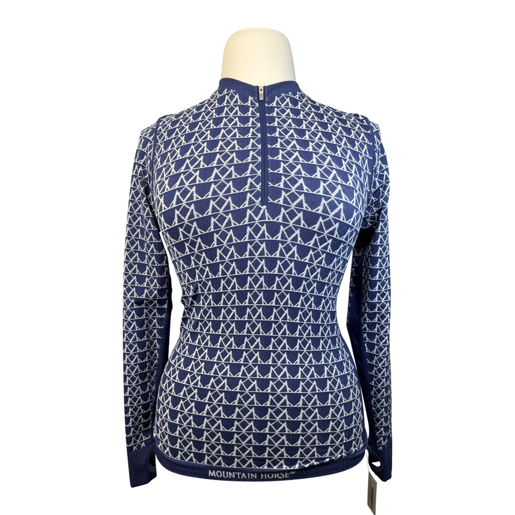 Mountain Horse 'Magic' Tech Top  in Navy/White