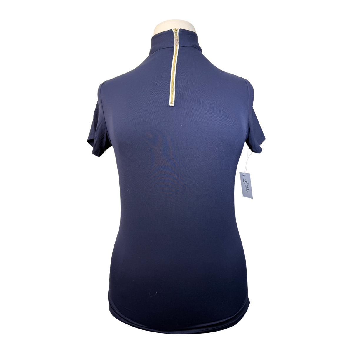 Tailored Sportsman Short Sleeve Ice Fil Shirt in Navy